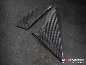 Maserati Ghibli Interior Trim - Carbon Fiber - Door Triangle Trim Kit Maserati Ghibli Interior Trim - Carbon Fiber - Door Triangle Trim Kit